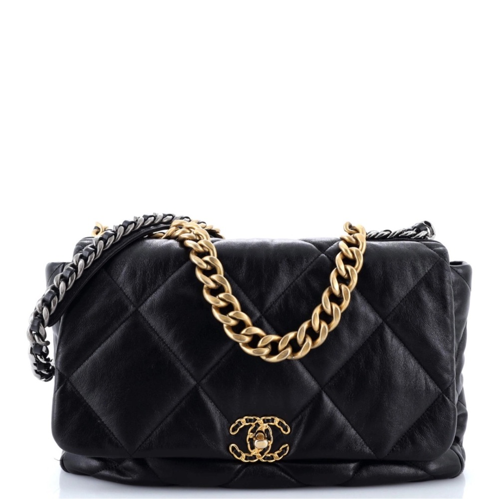 Chanel Black Quilted Leather Bag